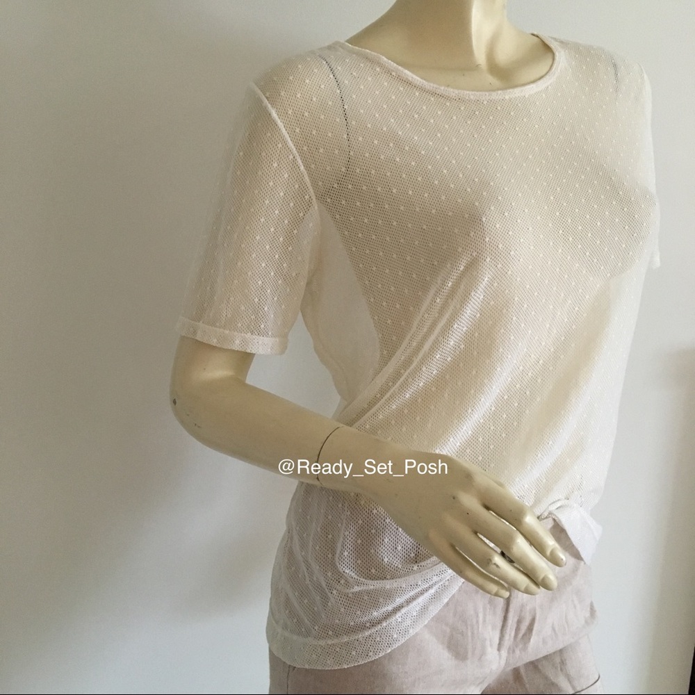 ✨*read info*Vintage 80s Christian Dior mesh tee L - Picture 3 of 8